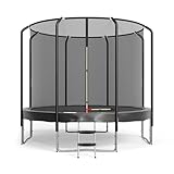 Trampolin Semi-Pro Jump4fun 10FT-305 cm, Schwarz
