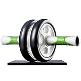 Ultrasport AB Roller Bauchtrainer-Modell 2012, Weiß/Grün, 34x1x16 cm