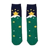Generisch-2026 Baby Mädchen Jungen Weihnachten Fleece Warm Schlaf Lange Socken Kniestrümpfe Hausschuhe Strumpf Weiche Schuhe Socken (D, One Size)