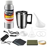 Yanxinanty Scheinwerfer aufbereitung Set，200ml Auto Scheinwerfer politur Set，Auto Scheinwerfer, Kratzer，vergilbung, verschwommenes Reparatur politur Restoration Set