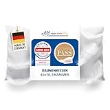 DormiGood Daunenkissen 45x70 - Made in Germany 3 Kammer Kopfkissen 45x70cm - Außenkammer aus 100% Daune - Federkissen 45 x 70 Allergiker geeignet - Kopfkissen 45x70 Federn und Daunen Füllung