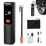Bkljkf Car Air Compressor - Tragbare Kabellose Luftpumpe Für Autoreifen - Wiederaufladbarer Luftkompressor für Autos LKW Motorräder Camping | für Reifen Matratzen Garage Fahrer