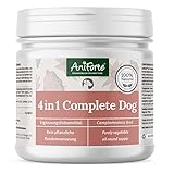 AniForte 4in1 Complete Dog Pulver 250g - Natürliche Rundumversorgung für Hunde aus Gelenkpulver, Unterstützung Gelenke, Immunsystem, Haut, Fell, Magen-Darm-Aktivität mit hoher Akzeptanz