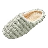 Dasongff Hausschuhe Damen Weich，Warme Flauschige Pantoffeln Besucherhausschuhe Kuschelige Pantoffel Frauen rutschfest Schlappen Outdoor/Indoor Filzpantoffel Hüttenschuhe Wolkenslipper