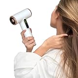Tragbarer kabelloser Haartrockner, Reiseföhn mit digitalem Bildschirm, 3 einstellbare Gänge, Schnellladung Typ C, für Frauen/Kinder im Freien, Campingstrände