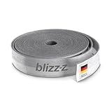 blizz-z protect Randdämmstreifen selbstklebend mit Standfuß | 25 m x 5 mm x 50 mm | für Ausgleichsmassen & Nivelliermassen | Polyethylen | Made in Germany