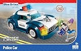 BlueBrixx Kids 107147 – Stadtpolizei: Streifenwagen aus Klemmbausteinen mit 111 Bauelementen