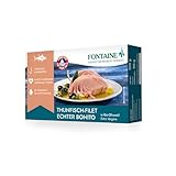 Fontaine - Thunfisch Echter Bonito in Bio-Olivenöl – 120 g – 5er Pack - Premium Thunfischfilets aus 100% zertifizierter, nachhaltiger Fischerei und kontrolliertem Anbau