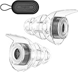 Hearprotek Ohrstöpsel Konzert, gehörschutz Ohrenstöpsel-ohrenschutz lärmschutz geräuschunterdrückende für festival flugzeug arbeit musik motorrad musiker hörschutz-Größe M 1 Paar, Schwarz