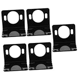 VILLCASE 5 Stück Verstellbare Motorhalterung Hochfestem Material für Dc Getriebemotor Robuste Montagehalterung mit Hoher Stabilität Kompatibel für Präzise Motorbefestigung und Einfache