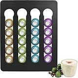 Kaffeekapselhalter kompatibel mit Nespresso, Kaffeekapselhaltern für Nespresso 20 Kapseln, 25 x 20cm Kaffeekapseln Aufbewahrung für Nespresso Original für Küchenwände und Schränke (Selbstklebend)