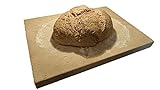 Pizzastein Brotbackstein Flammkuchenplatte aus Speicherschamotte, Für E-Herde