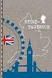 Reisetagebuch: Großbritannien England Reise Tagebuch zum Selberschreiben, ca. A5 - Journal dotted Punkteraster für UK Urlaub, Ferien, Auslandsjahr Au Pair, Gastschüler - ca. A5, 112 Seiten punktiert