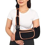 CXWFLM Armschlinge für Damen & Herren–Verstellbare Arm-Schlinge mit Schultergurt,weiche & atmungsaktive Mesh-Armstütze für gebrochene Arme,Schulterluxation&Ellbogenverletzungen