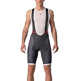 CASTELLI Men's COMPETIZIONE KIT BIB Shorts, DUNKELGRAU, M