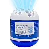 Indoor Luftreiniger & Staubentferner Box 120g – Stromloser, Lautloser Luftreiniger Für Zuhause, Schlafzimmer, Wohnzimmer | Natürlicher Geruchs- Und Staubentferner