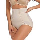 SURE YOU LIKE Miederhose Damen Taille Shapewear Bauch Weg Body Shaper Bauchweg Unterhose Damen Figurformender Miederpants Miederslips Unterwäsche mit Taschen