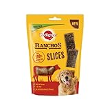 Pedigree Ranchos Slices Adult Hunde-Leckerlis mit Rindfleisch, 8 x 60 g