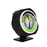 Bnineteenteam Outdoor Abenteuersport Auto Level Neigungsmesser-Winkel-Steigungsmesser-Balancer-Maß-Ausrüstung Armee-Grün 9,5 x 7,2 x 5 cm