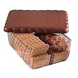 Snips Keksbehälter, Keksdosen, Vorratsdose 2,7 L, Keksbox mit Deckel, luftdicht, Kunststoff, 24,5 x 18,5 x 9,5 cm, Lebensmittelaufbewahrung, Made in Italy