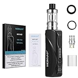 E Zigarette 75W, MONVAP M75 Starter Set 2600mAh Build-in Vape, Top Refill Verdampfer 0,3 ohm 2ml E Dampfer ohne Nikotin 0.0mg