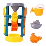 TOYANDONA 1Satz Sandspielzeug für Teiliges mit Rechen Sandformen und Spritzkanne für Strand und Sandkastenabenteuer Leuchtende Farben Langlebig und Sicher