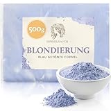 Himmelrauch Blondierungspulver - Blondierung bis 7 Töne - Anti Gelb, Staubfrei, Vegane, Parabenfreie, Glutenfreie, Silikonfreie Dicke, Cremige Paste Für Hervorragenden Halt Im Haar 500g