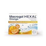Macrogol HEXAL® Orange | 20 St | Wirksame Hilfe bei chronischer Verstopfung | Wirkt sanft | Angenehmes Orangen-Aroma