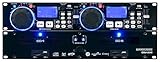 Pronomic CDJ-230 Doppel DJ CD Player mit USB & SD (2-Kanal DJ Desk mit separatem Controller, Pitch Bender und DSP-Effekte, Seamless Loop, 19'-Format)