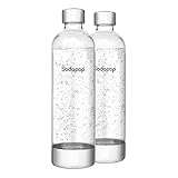 Sodapop PET-Flaschen Cooper, Ersatzflaschen ausschließlich Wassersprudler Cooper, BPA-frei, 2X 850 ml