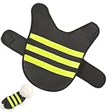 Warnweste Hund Verstellbar, Hunde Warnweste mit Reflektierenden, Sicherheitsweste Hund für Outdoor Aktivitäten Tag und Nacht (M)