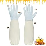 Imkerhandschuhe, Rosenhandschuhe, Imker Zubehör, Gartenhandschuhe Dornenfest, Imkereibedarf, Stichfeste Imker Handschuhe Herren Damen, Imkeranzug, Imkerhandschuhe aus Ziegenleder