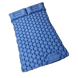 Aufblasbare Matratze Camping Luftmatratze | Aufblasbare Luftmatratze | Reise Luftmatratze mit Kissen und eingebauter Pumpe | Aufblasbares Bett | Komfortmatratze Tür