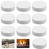 10 Stück Keramikwolle für Bioethanol 85x85x25mm Glaswolle Keramik Wolle Kamin Keramikschwamm Keramische Wolle Ethanol Ceramic Wool für Bio Ethanol Kaminofen Indoor Gel Tischkamin