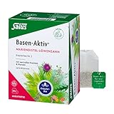Salus Basen-Aktiv Mariendistel Löwenzahn Tee - 1x 40 Stück (72 g) - Kräutertee Nr. 2 - Salus Tee Qualität seit 1916 - mit wertvollen Früchten und Wurzeln – zarte Bitternote - bio
