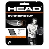 HEAD Unisex-Adult Synthetic Gut Tennis-Saite, Schwarz, 1.30 mm / 16 g