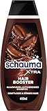 Schauma Koffein-Shampoo Hair Booster (400 ml), Haarshampoo hilft Haarausfall vorzubeugen, Shampoo mit Koffein aktiviert die Haarwurzel bei kraftlosem & dünnem Haar