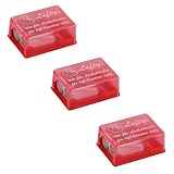 KUM AZ105.34.16-R - Doppelspitzdose Lefty, 3 Stück, rot, Anspitzer mit Behälter