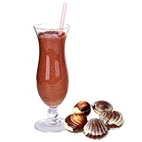 Belgische Praline Geschmack Eiweißpulver Milch Proteinpulver Whey Protein Eiweiß L-Carnitin angereichert Eiweißkonzentrat für Proteinshakes Eiweißshakes Aspartamfrei (200 g)