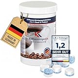 40x 2-Phasen Reinigungstabletten für Kaffeevollautomat kompatibel mit Jura Kaffeevollautomaten a´3,5g in luftdichter Dose mit Schraubverschluss zur sicheren Aufbewahrung