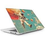 Lepeoac Für MacBook Pro 14 Zoll 2024 2023 2022 2021 Release M4 A3112 A3401 A3185 M3 A2918 A2992 M2 A2779 M1 A2442 Pro/Max Chip, Kunststoff-Hartschale mit Tastaturabdeckung, Astrast. onaut Floating