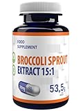 Brokkolisprossen-Extrakt (Broccoli Sprout) 7500mg Äquivalent (500mg 15:1 Extrakt) 90 vegane Kapseln