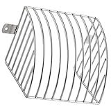 SHINEOFI 1 Satz Gutter Guard Flank Filter Blockier Rack für Dachentwässerung mit Schrauben Schützt vor Laub und Schmutz