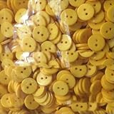 Nähknöpfe für Kinder, Kleidungsknöpfe, 6/9/11/12 mm, 2 Löcher, runde Form, Kleidungszubehör für Puppen, Scrapbooking, 2 Löcher, Jin Huang, 6 mm, 200 Stück