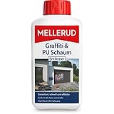 MELLERUD Graffiti & PU Schaum Entferner | 1 x 0,5 l | Zuverlässige Hilfe bei Verschmutzungen durch Graffiti, 2-K-PU-Schäumen, Marker und Filzstiften