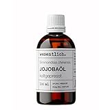 wesentlich. Jojobaöl kaltgepresst, nativ 100ml - 100% reines Jojobaöl - für Haut und Haare, Gesicht und Nägel 100ml