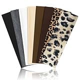 AWUMBUK Stirnband Damen Sport, 8 Pack Haarband Schwarz Haarbänder Damen Herren Antirutsch Stirnbänder Elastisch Headband Unisex Hair Band Sport Yoga Workout Laufen Fitness Gym Haarschmuck