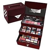 ZMILE COSMETICS Beauty Case Velvety (dark berry) Kosmetikkoffer vegane Kosmetik mit Schminke - Make Up Set für unterwegs, zum Reisen und Verschenken