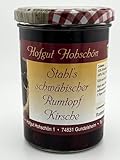 Rumtopf Kirsche | nach Oma Stahls Rezept | mit Kirschen aus dem Obstgarten | Direkt vom Bauernhof | für den Genießer | Inhalt 400 ml | mit Übersee Rum | nachhaltigem Zucker aus der Region