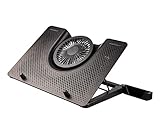 FENGJISUN Laptop Kühler Laptop Cooler Laptop-Kühlpad, Notebook-Kühler Mit Leisem Lüfter, USB-Anschluss, Bildschirm-Gaming-Laptop-Kühler Laptop LüFter Notebook Kühler(Black)